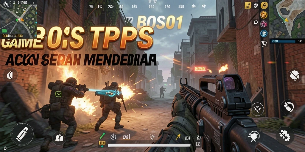 Tampilan permainan BOS01 yang intens dan penuh aksi.