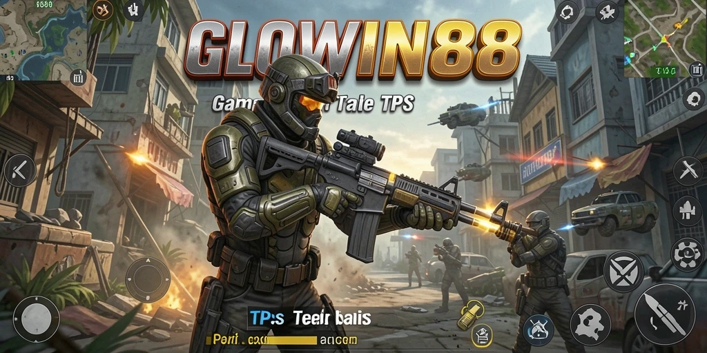 Tangkapan layar dari gameplay mendebarkan GLOWIN88 dengan pertempuran intens.
