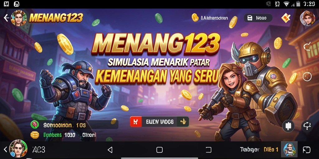 Tampilan gameplay menarik dari MENANG123 yang menunjukkan aksi nyata.